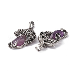 Natural Amethyst Pendants&nbsp;G-H281-06H