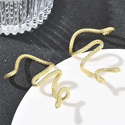 Brass Cuff Earrings for Women&nbsp;EJEW-A167-11G
