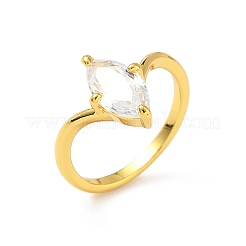 Brass Micro Pave Cubic Zirconia Stackable Open Finger Ring Sets&nbsp;OR8163