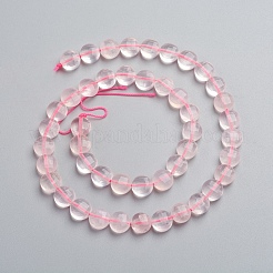 Natural Rose Quartz Beads Strands&nbsp;G-E560-C05-8mm