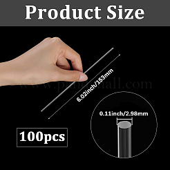 100Pcs Acrylic Rods Solid&nbsp;AJEW-SP0002-57A
