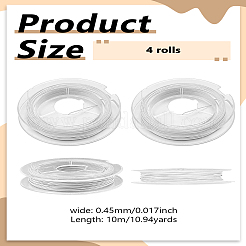 4 Rolls Tiger Tail Wire&nbsp;TWIR-LP0001-17B-06