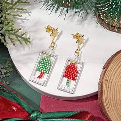 201 Stainless Steel Dangle Stud Earring&nbsp;EJEW-MZ00188