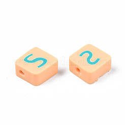 Handmade Polymer Clay Bead Strands&nbsp;CLAY-N006-92