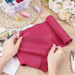 Polyester Ribbing Fabric&nbsp;DIY-WH0504-411A