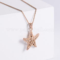 Vintage Gothic Stainless Steel Skeleton Pentagram Pendant Necklaces for Women and Men&nbsp;DG5825