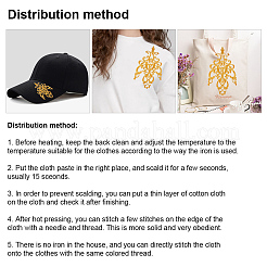 Computerized Embroidery Cloth Iron On Patches&nbsp;DIY-NB0001-20