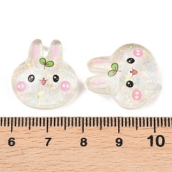 Printed Translucent Epoxy Resin Cabochons&nbsp;RESI-XCP0002-63A