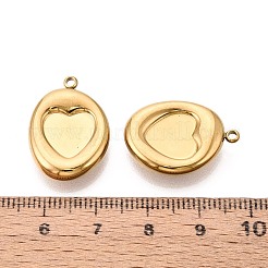 304 Stainless Steel Pendant Cabochon Settings&nbsp;X-STAS-T075-24G