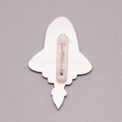Rockets Plastic Brooch for Backpack Clothes&nbsp;JEWB-TAC0007-22