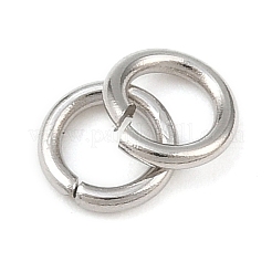 Tarnish Resistant 304 Stainless Steel Open Jump Rings&nbsp;STAS-J013-5x0.9mm-01