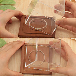 Square Actylic Baseball Display Box&nbsp;ODIS-WH0030-57