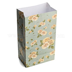 Flowers Floral Paper Gift Bag&nbsp;CARB-WH0001-02C