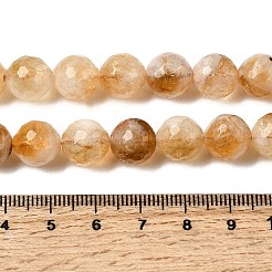 Heated Natural Citrine Beads Strands&nbsp;G-D359-A01-10mm