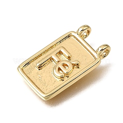 Brass Connector Charms&nbsp;KK-CBAA632-07G