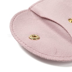 Velvet Jewelry Storage Pouches with Snap Button for Bracelets Necklaces Earrings&nbsp;ABAG-P013-01B
