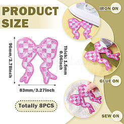 8Pcs Polyester Clothing Patches&nbsp;DIY-TA0015-30B