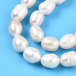 Natural Cultured Freshwater Pearl Beads Strands&nbsp;PEAR-N012-08P