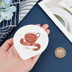 Coffee Cup Pattern Ceramic Spoon Holder&nbsp;AJEW-WH0348-181B-02