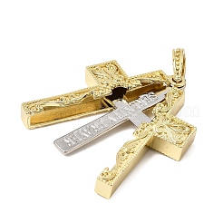 Brass Split Big Pendants&nbsp;KK-CBACA9B-09G