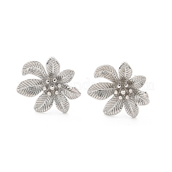 Brass Stud Earrings&nbsp;EJEW-Q015-06P