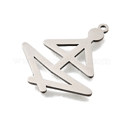 201 Stainless Steel Pendants&nbsp;STAS-S176-17P