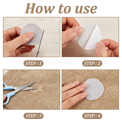 4Pcs 4 Colors Self Adhesive Linen Fabric&nbsp;DIY-CP0011-28