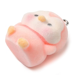 Flocking Resin Pendants&nbsp;RESI-D072-03D