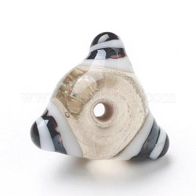Handmade Bumpy Lampwork Beads&nbsp;LAMP-G142-07B-1
