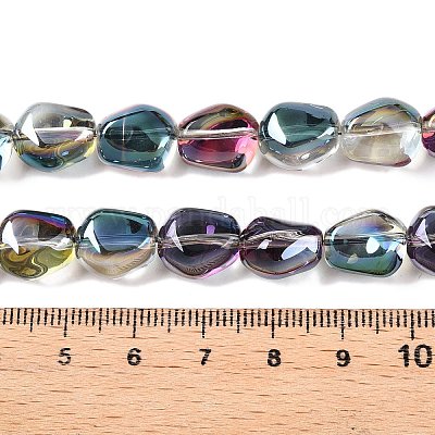 Electroplate Glass Beads Strands&nbsp;EGLA-T021-08H-1