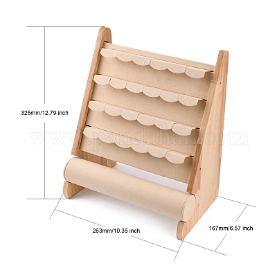 Wood Earring Displays&nbsp;EDIS-E024-01B-1