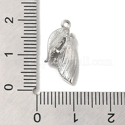 Brass Micro Pave Cubic Zirconia Pendants&nbsp;KK-D071-05P-1
