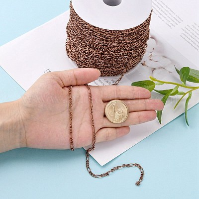 Iron Handmade Chains Figaro Chains Mother-Son Chains&nbsp;CHSM005Y-R-1