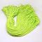 Polyester & Spandex Cord Ropes, 16-Ply, Solid Color, for Shoe Lace Cord Making, Green Yellow, 2mm, about 109.36 yards(100m)/bundle