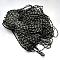 7 Inner Cores Polyester & Spandex Cord Ropes, with Patterns, for Rope Bracelets & Shoe Lace Cord Making, Dark Slate Gray, 4mm, about 109.36 yards(100m)/bundle, 420~500g/bundle
