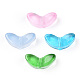 Spray Painted Transparent Glass Beads&nbsp;X-GLAA-T022-27-1