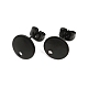 Ion Plating(IP) 304 Stainless Steel Stud Earring Findings&nbsp;STAS-P198-25-10mm-B-1