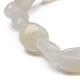 Natural White Moonstone Stretch Beaded Bracelets&nbsp;BJEW-K213-C02-3
