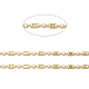 Rack Plating Brass Ring & Rectangle Link Chains&nbsp;CHC-I040-03G-2