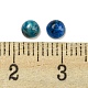 Natural Blue Agate Dyed Cabochons&nbsp;G-H309-03-48-3