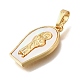 Brass Shell Pendants&nbsp;KK-D328-01G-E-2