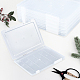 Transparent Plastic Packaging Boxes with Hinged Lid&nbsp;AJEW-WH20060-90A-7