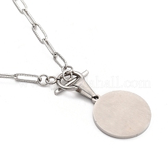 Non-Tarnish 304 Stainless Steel Pendant Necklaces&nbsp;NJEW-JN02951