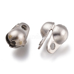 Tarnish Resistant 304 Stainless Steel Bead Tips&nbsp;STAS-A050-E-P