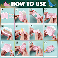 30Pcs 3 Colors Foldable Creative Paper Candy Totes&nbsp;CON-UN0001-08