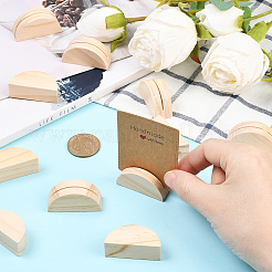 24Pcs Pine Wood Name Card Holder&nbsp;DJEW-SP0001-21A-02
