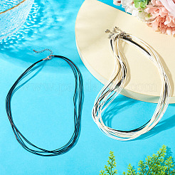 6Pcs 3 Colors 1MM Polyester&Cotton Waxed Cord 5-Strand Necklace Making&nbsp;MAK-TA0001-37