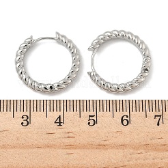 Brass Hoop Earrings&nbsp;EJEW-D320-22P