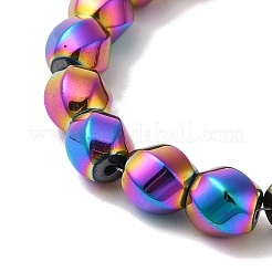 Electroplated Synthetic Magnetic Hematite Beads Strands&nbsp;G-I364-J01-04