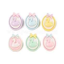 Opaque Resin Cabochons&nbsp;CRES-M037-08D